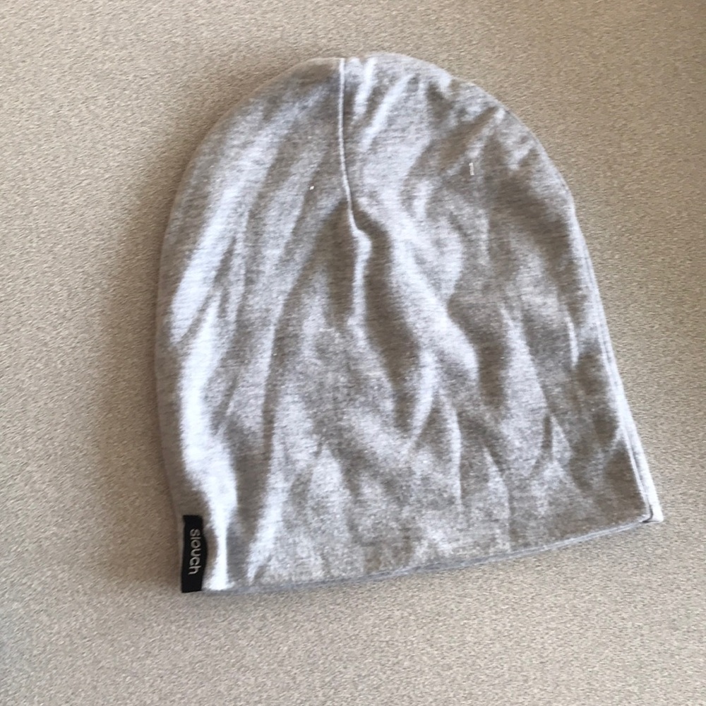 Slouch gray beanie / hat